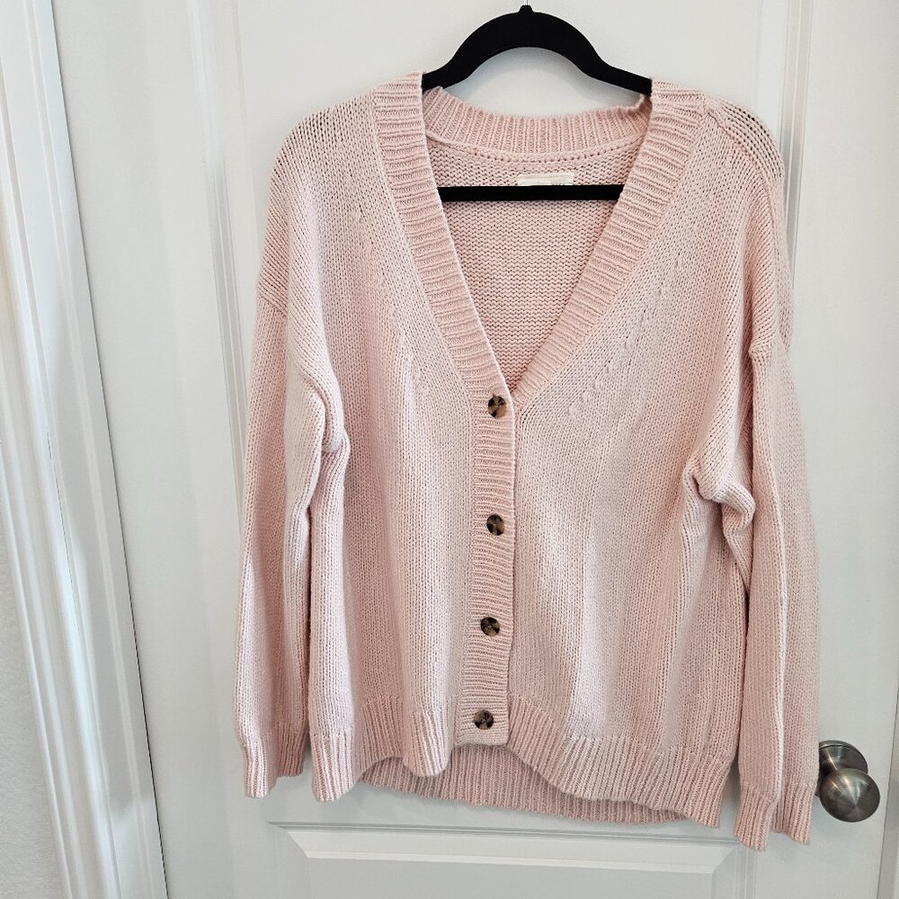 Lou & Grey Light Pink Cardigan